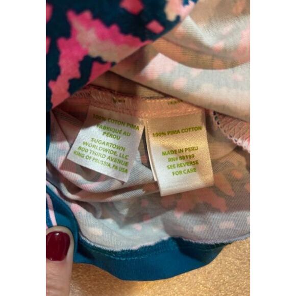 Lilly Pulitzer Beacon Dress Slathouse Stripe -Large-NOTE- Underarm Color Bleedin - Picture 7 of 8